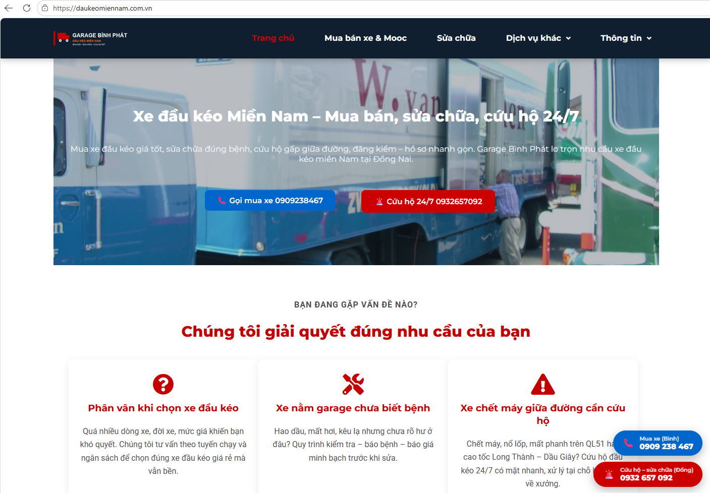 Xe Đầu Kéo Miền Nam